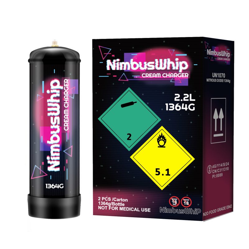 2.2L 1364g N2O Cream Charger Bulk - Image 4